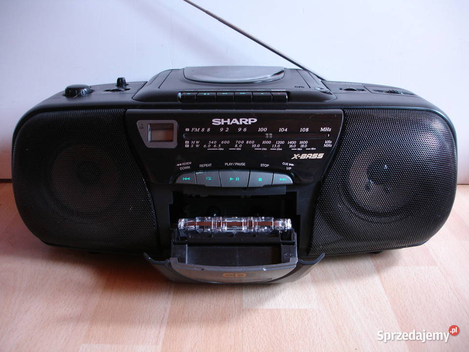 Radiomagnetofon SHARP QTCD50H lubuskie Zielona Góra