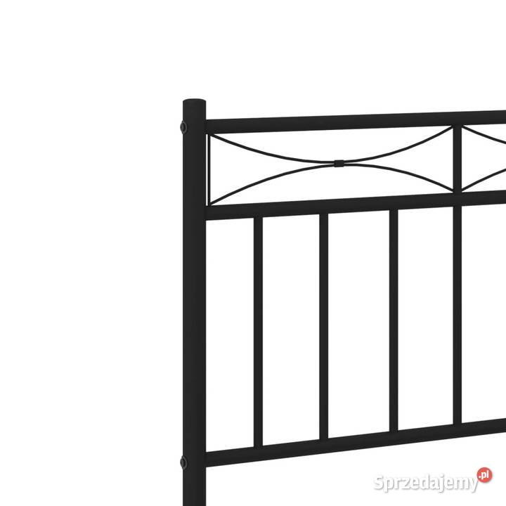 Łóżko Metalowe Czarne Rama Łóżka Ze Stelażem 196cm mazowieckie Warszawa sprzedam