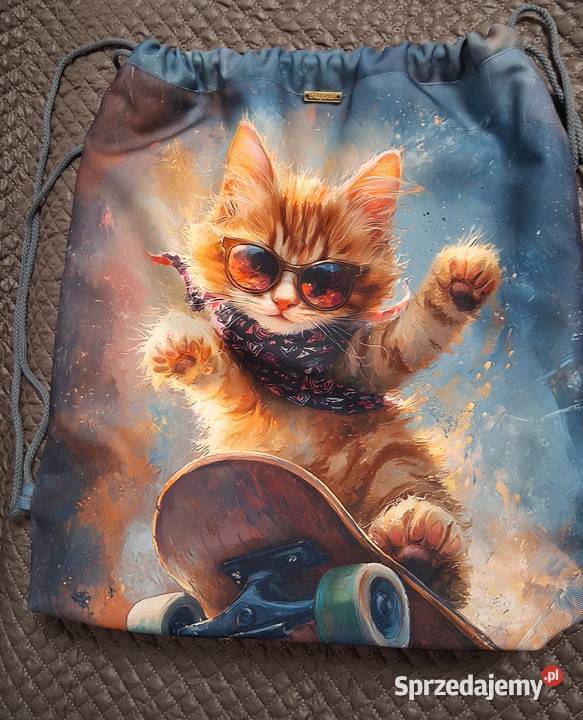 Workoplecak z kociakiem Sprzedam