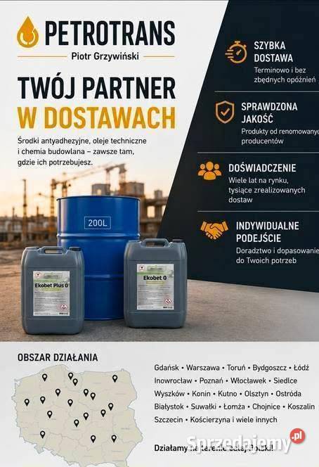 OLEJ HYDRAULICZNY HL 46 200L NOWA BECZKA EKOMAX Gdańsk