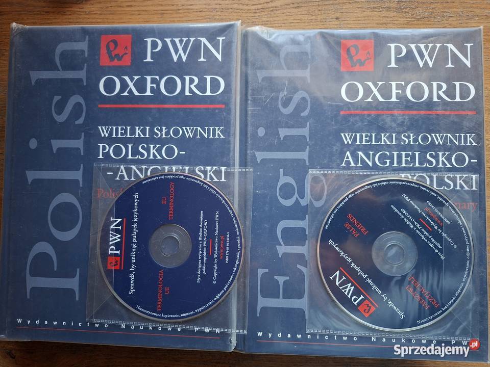 Wielki słownik polsko angielski i angielsko twarda Kraków