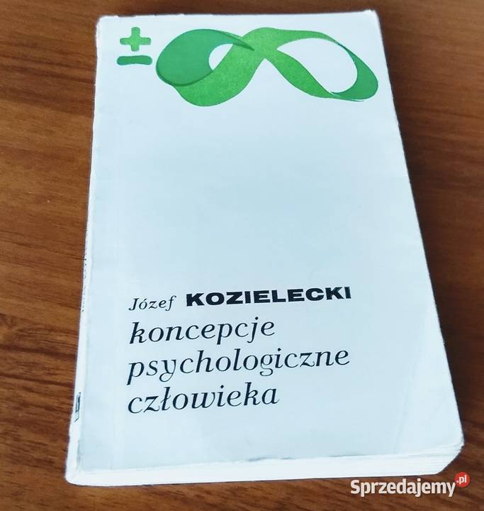 Koncepcje psychologiczne człowieka Józef sprzedam