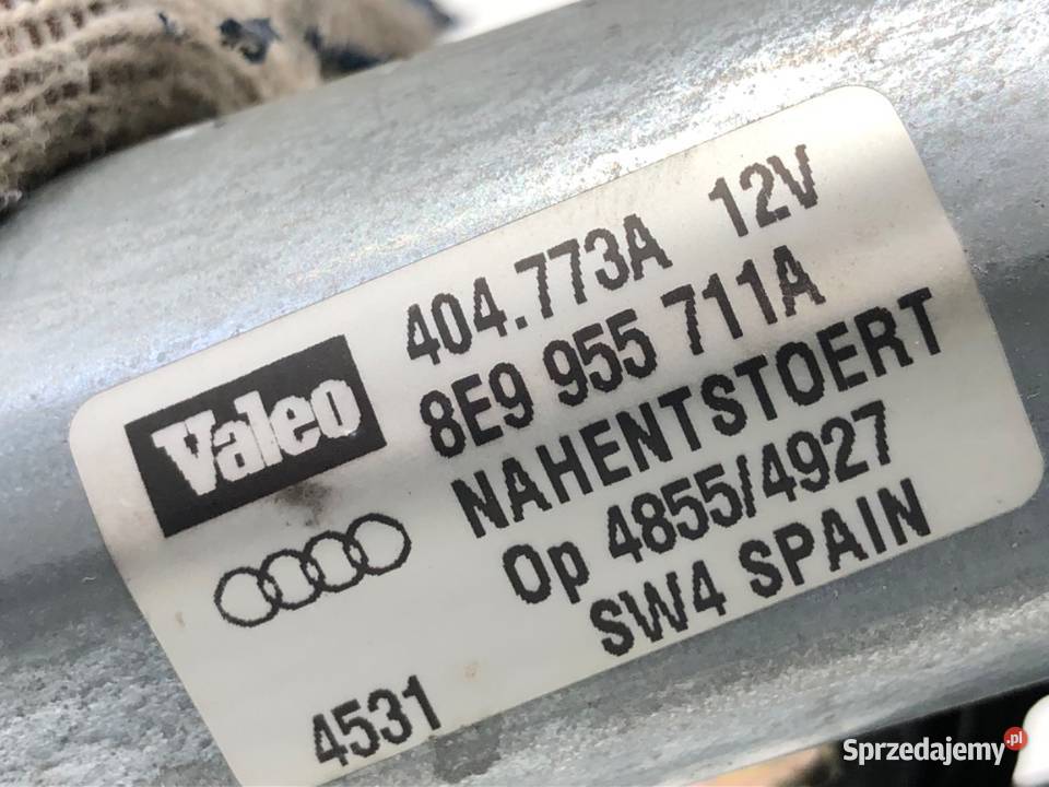 SILNIK WYCIERACZEK TYŁ AUDI A4 B6 8E9955711A podkarpackie sprzedam
