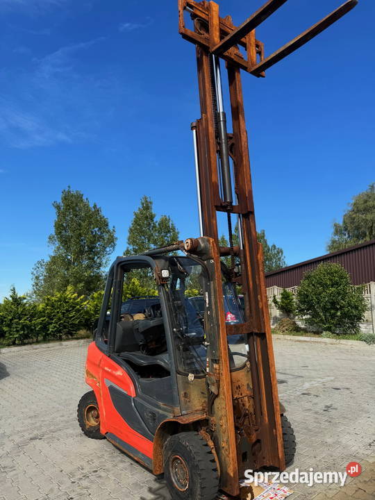 wózek widłowy LINDE H25T01 LPG Triplex 46m DEUTZ łódzkie Działoszyn