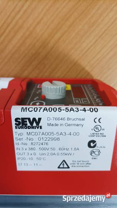Falownik SEW Eurodrive Movitrac MC07A0055A3400 Jelenia Góra