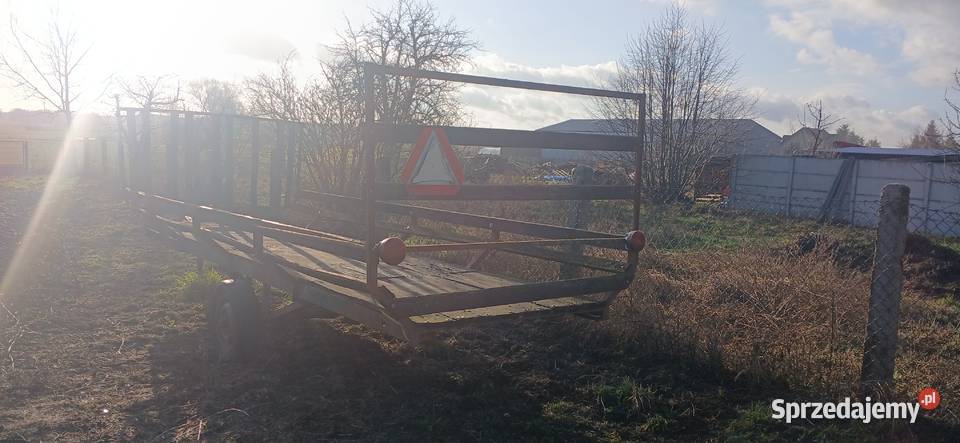Przyczepa do balotow slomy siana dłużyca wielkopolskie sprzedam