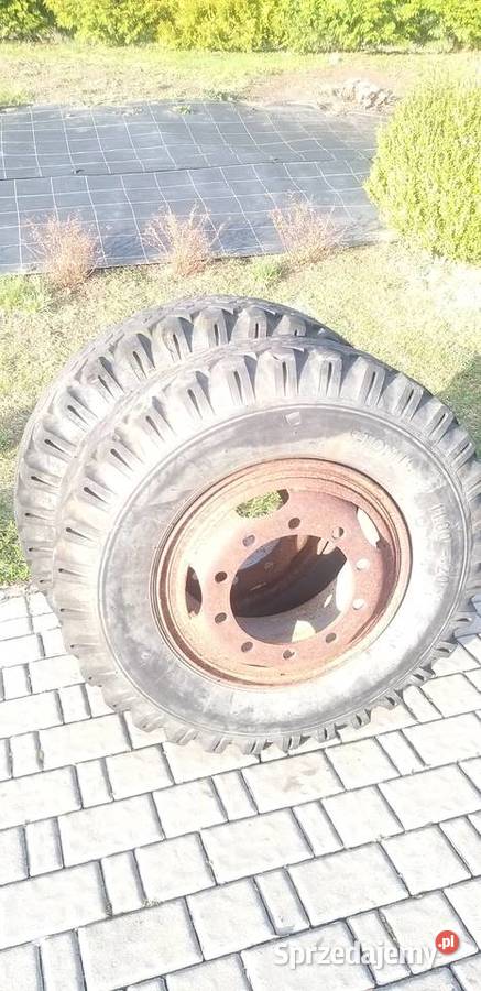 2 opony 1100 20 Stomil z felgami 10x281 do Części do maszyn budowlanych Części Nowy Sącz