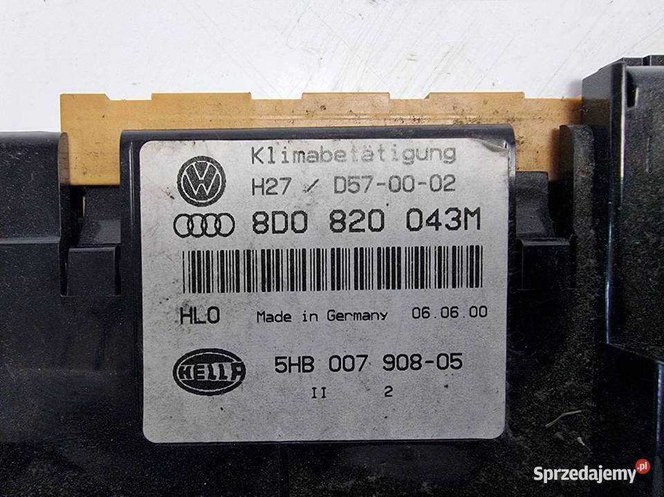 PANEL AUDI A4 B5 8D0820043M osobowe Lipno