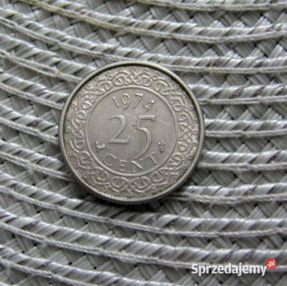 Surinam 25 Cent 1974r Kalisz