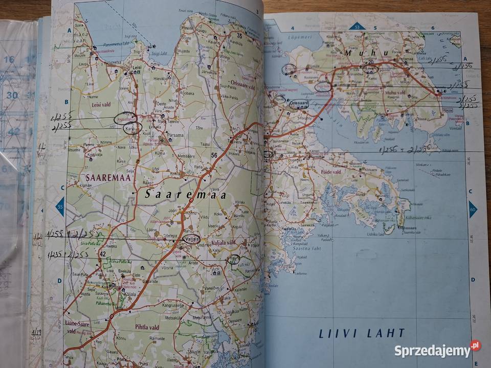Esti teede atlas Road atlas 1 175 000 ISBN 9789984076553 Kraków sprzedam