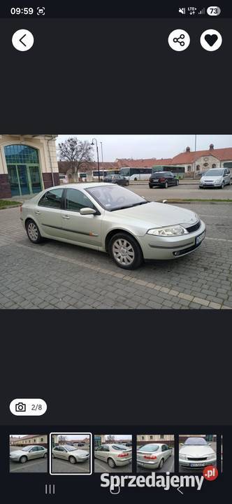 Renault Laguna 18 benzynaLPG Lublin sprzedam