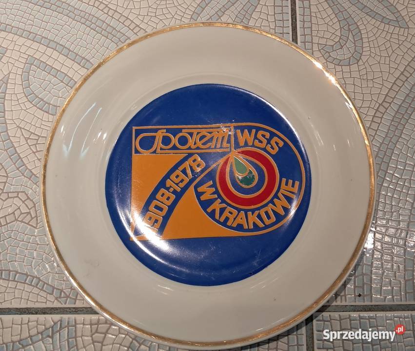 Talerz Pamiątkowy Społem WSS Kraków 19081978 Talerze i talerzyki