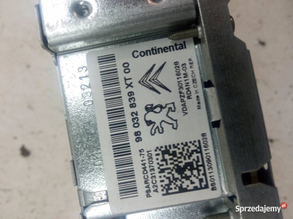 RADIO FABRYCZNE 98032839XT Citroen DS3 I 2009