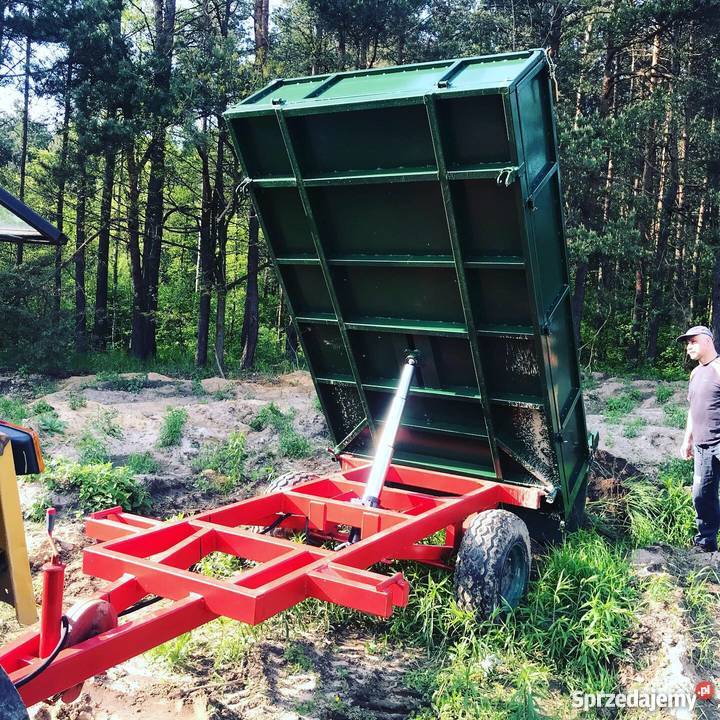 przyczepa kiprowana 5 tonowa wywrót na trzy Przyczepy rolnicze Olkusz sprzedam