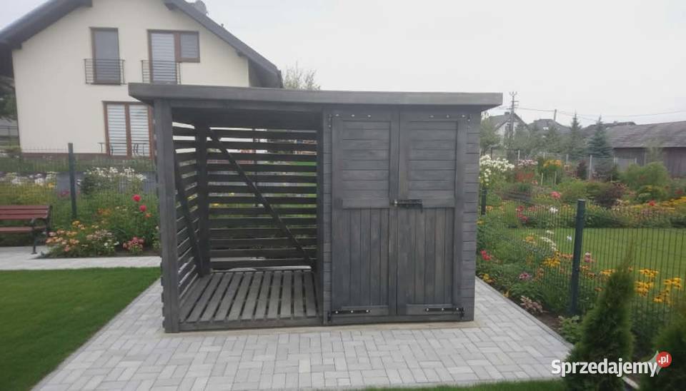 Domek z drewutnią Drewutnie Jordanów