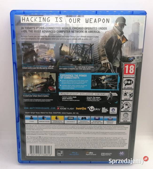 Gra 4 Watch Dogs Elbląg