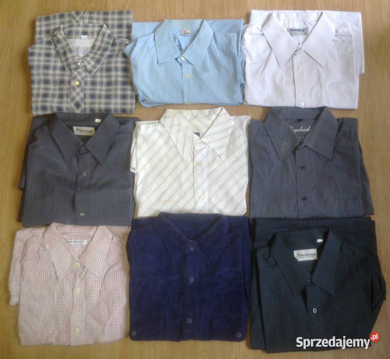 Koszula koszule męskie 18 sztuk Rozmiar uniwersalny opolskie