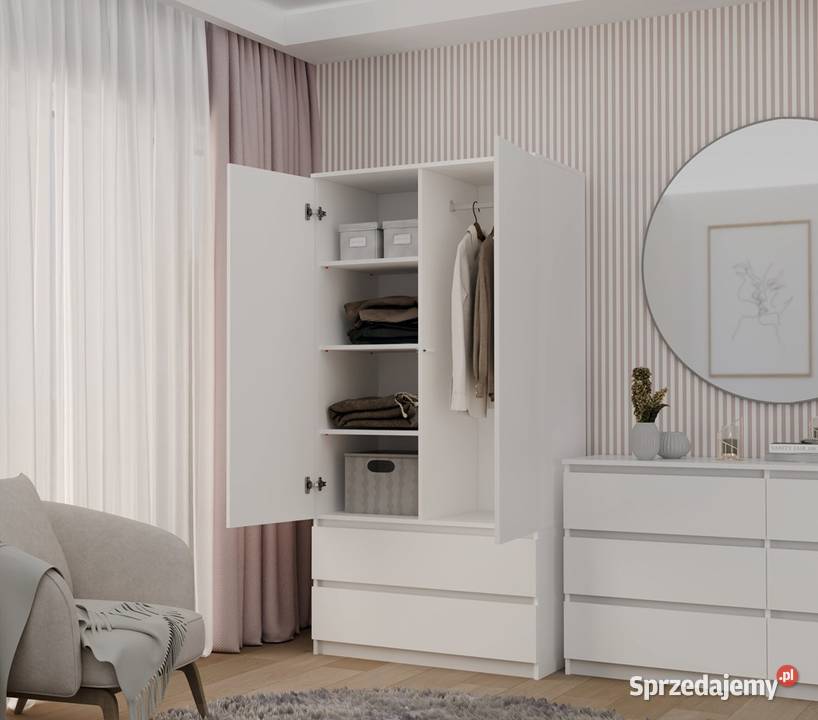Szafa Malwa SS90 BIAŁY 50cm opolskie