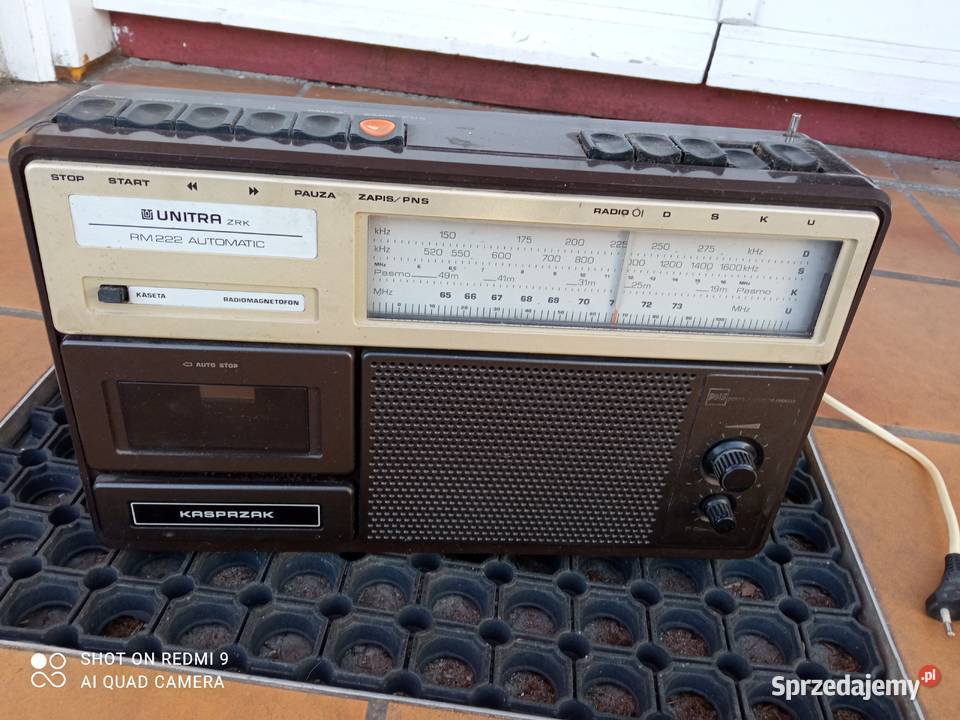 Radiomagnetofon Kasprzak UnitraZRK  RM222 Automatic -sprawny