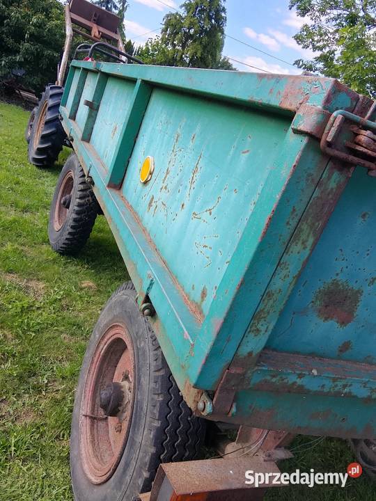 Przyczepa rolnicza d46 sztywna Brodnica