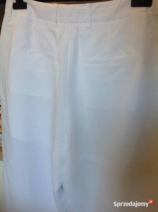 Białe Spodnie Damskie MISS SIXTY L szeroka