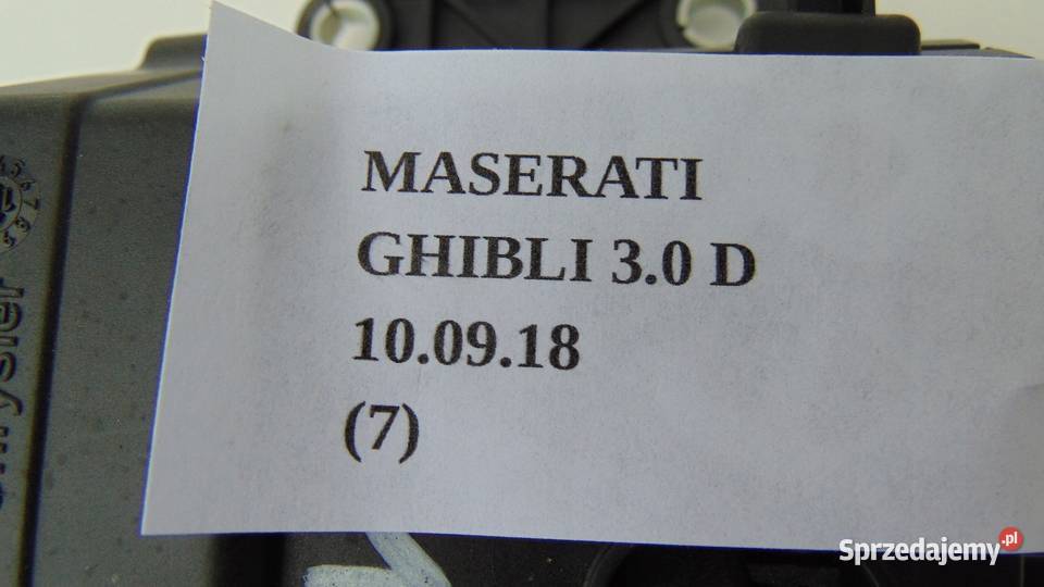 MECHANIZM WYBIERAK BIEGÓW MASERATI GHIBLI 30D Nowy Tomyśl sprzedam