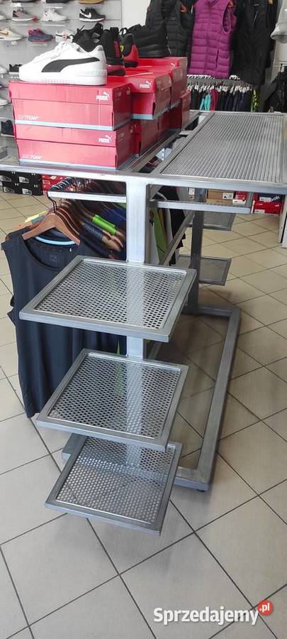Stół regał ekspozycyjny sklepowy Zawiercie