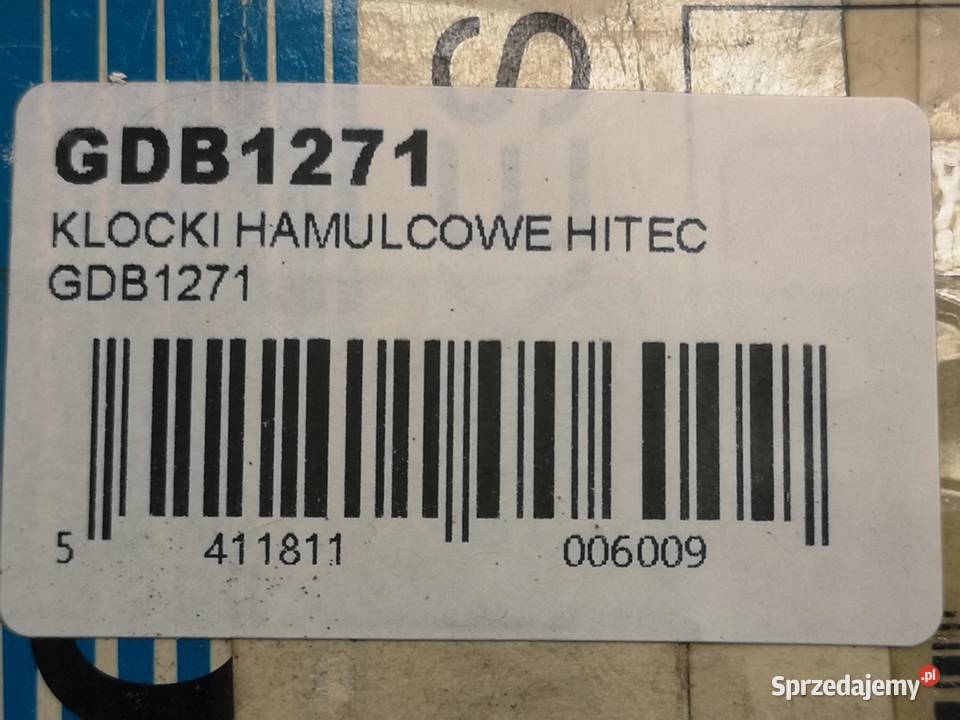 KLOCKI HAMULCOWE PRZÓD SAAB 95 23 T 9809 NOWE sprzedam