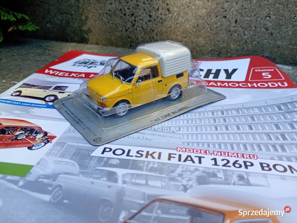 FIAT 126P BOMBEL model kolekcja 143 kultowe auta mazowieckie Warszawa