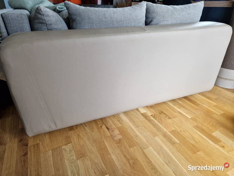 Narożnik rozkładany jasny BEZOWYSZARY wygodny w Narożniki Kraków sprzedam