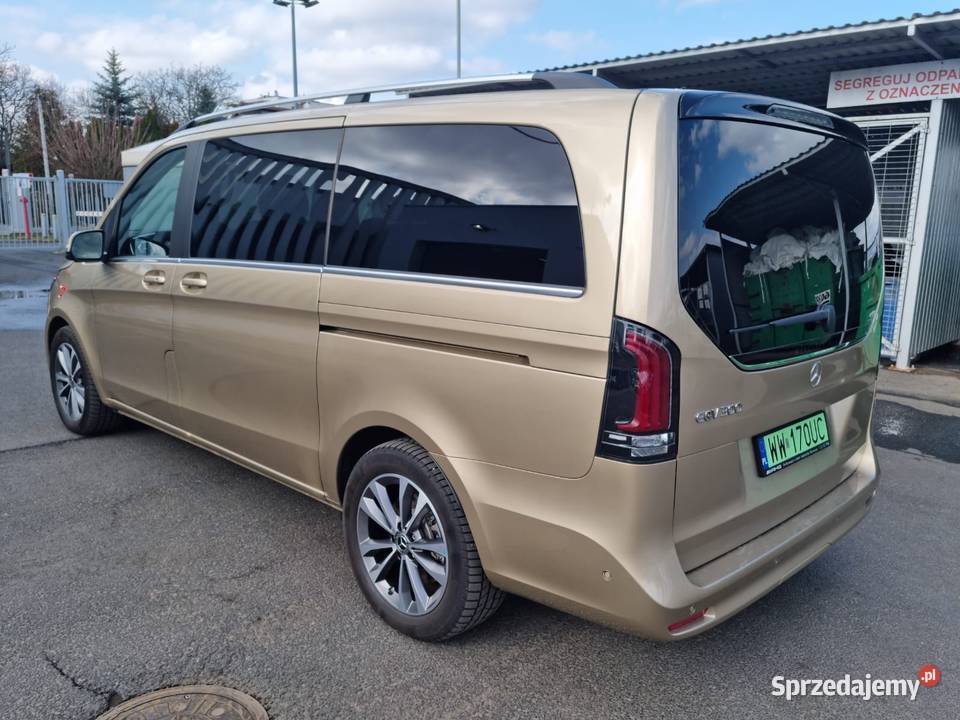 Mercedes EQV 300 Długi AVANTGARDE 1Wł SalonPL wspomaganie kierownicy Samochody osobowe mazowieckie Warszawa