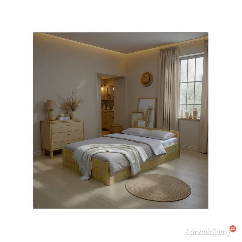 Łóżko LOFT otwierane bokustelaż elastyczny 200cm Prudnik