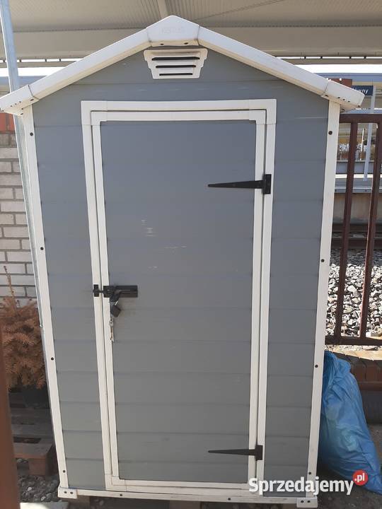Domek narzędziowy Keter Manor 4x312m2 faktura szarości Dom i Ogród Szczecin sprzedam