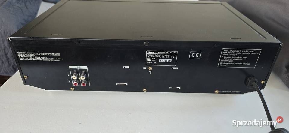 Magnetofon kasetowy SONY TCWE405 przeglądzie Warszawa