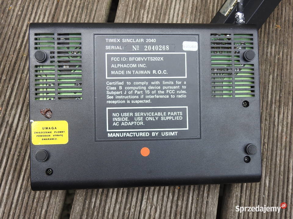 Timex 2048 klasyczny komputer z lat 80 w Warszawa