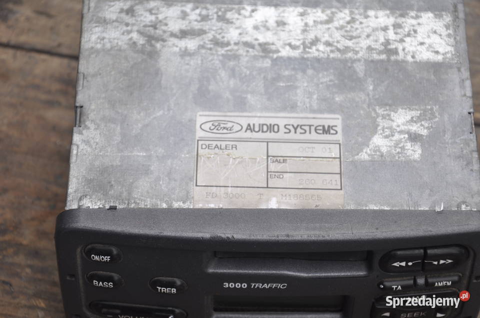 3000 Traffic Radio Fabryczne Ford Kod Kostki podkarpackie Rzeszów