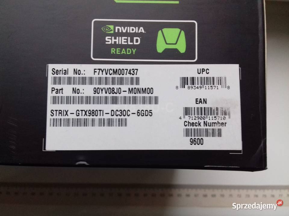ASUS STRIX GTX 980Ti DirectCU III GTX980Ti 6GB Bydgoszcz sprzedam