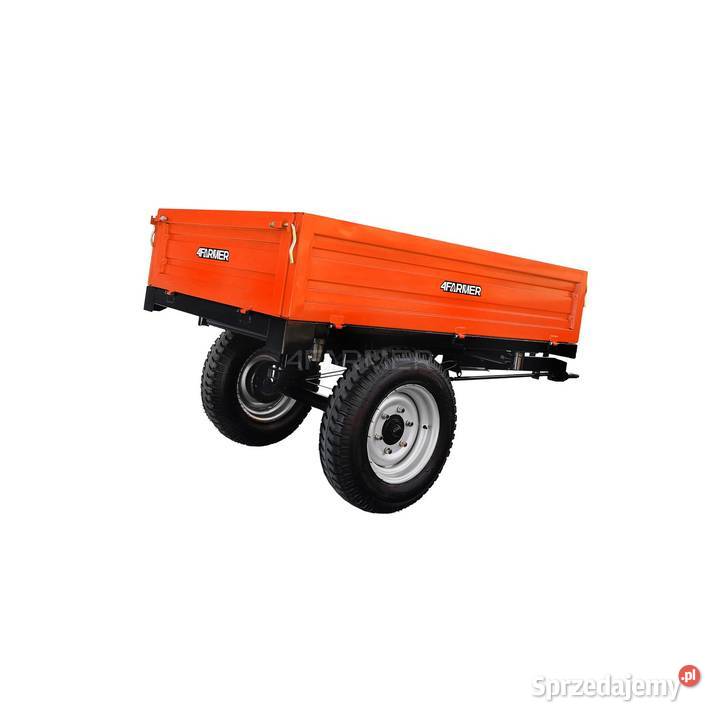 Przyczepa rolnicza jednoosiowa 15T z kiprem Maszyny rolnicze Tajęcina sprzedam