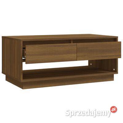 vidaXL Stolik kawowy brązowy dąb 1025x55x44