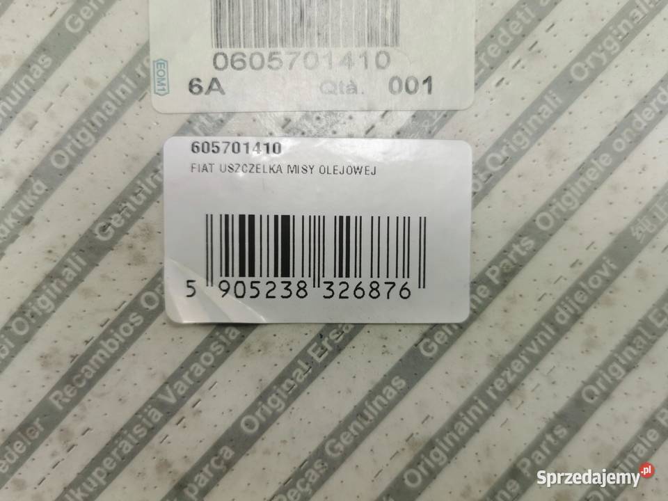USZCZELKA MISY OLEJOWEJ ALFA ROMEO 145 146 2001