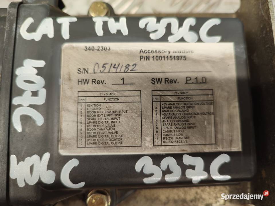Sterownik Moduł Caterpillar 3402303 CAT TH Wilkowo sprzedam