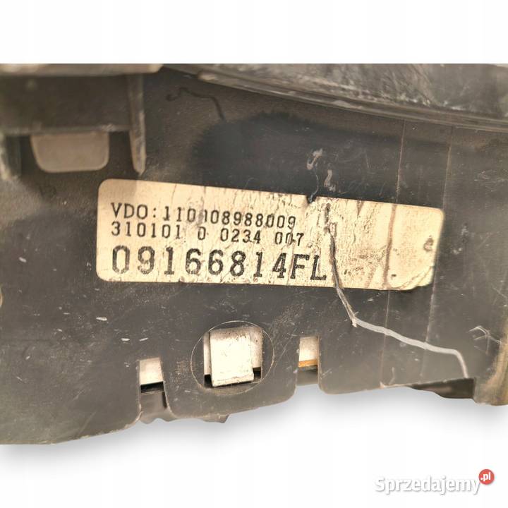LICZNIK ZEGARY 09166814 FL Opel Corsa C 10 12V Chełm sprzedam