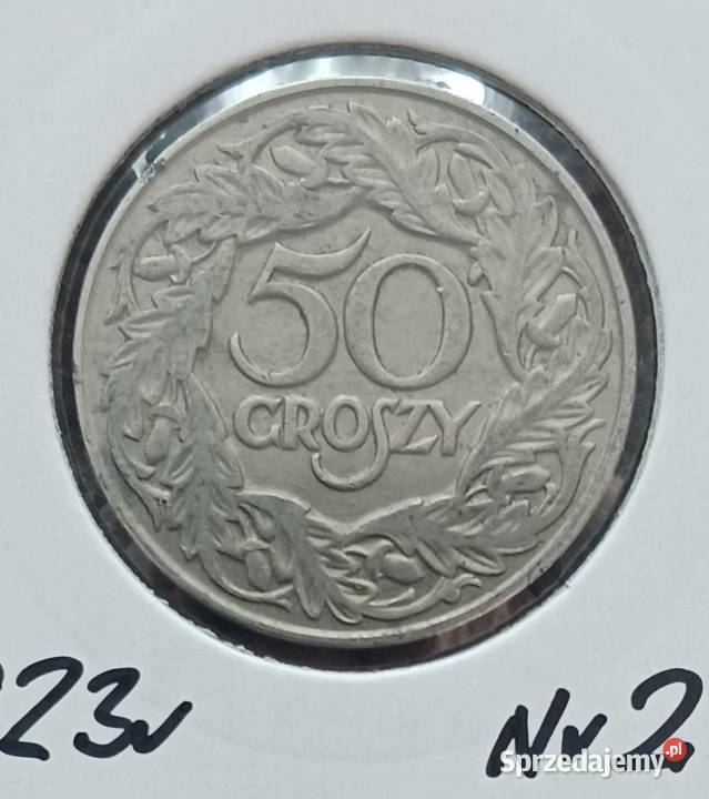 50 Groszy 1923 r 2 Numizmatyka wielkopolskie