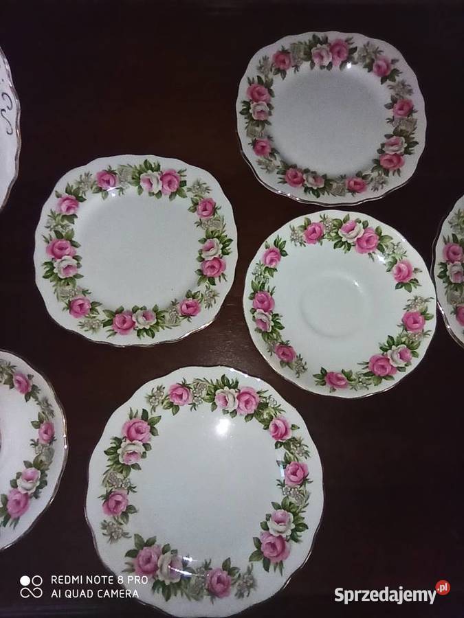 Filiżanka z talerzykiem deserowymColclough Made pomorskie Gdańsk