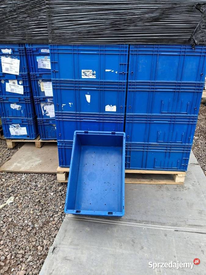 Pojemniki plastikowe 60x40x30 skrzynki transport Pozostałe Gliwice
