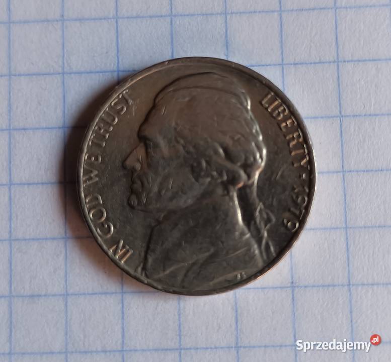 5 CENTÓW FIVE CENTS 1979 USA lubelskie Piszczac sprzedam