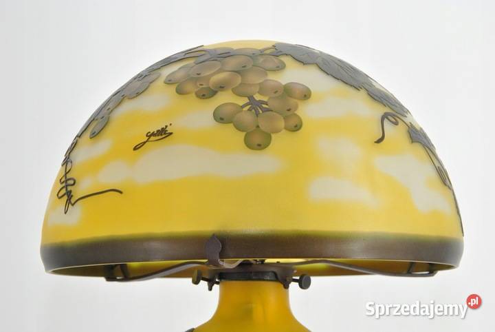 Lampa Stołowa Gabinetowa Biurowa Szkło Emile Kraków