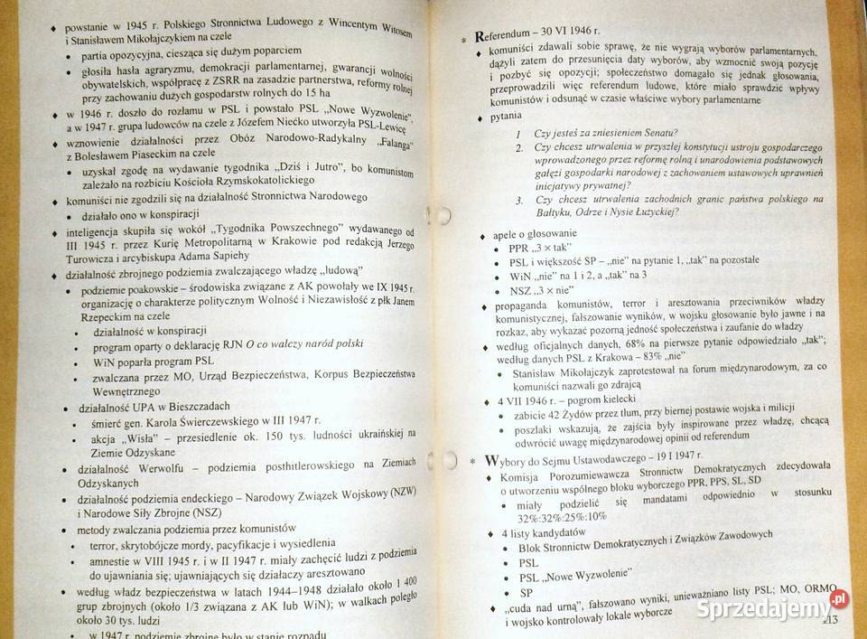 Notatki z lekcji Historia 19391945 Małgorzata Chełm sprzedam