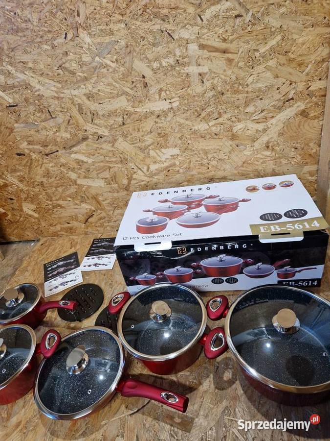 Garnki Edenberg EB 5614 Indukcja zestaw garnków sprzedam