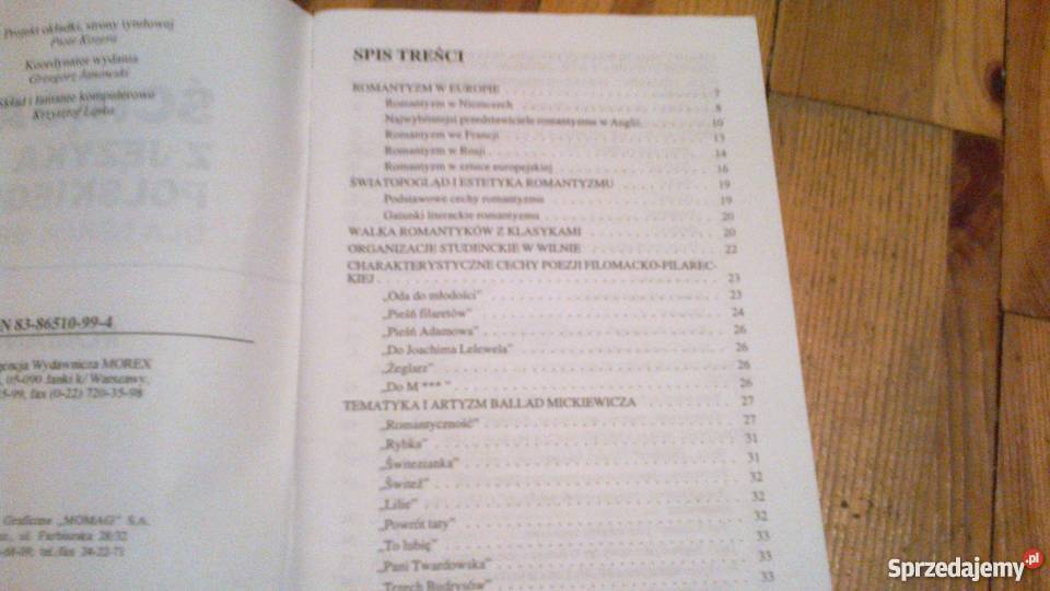 Ściaga z języka polskiego Romantyzm Pozostałe dolnośląskie Oborniki Śląskie